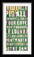 Explore Paris I Framed Print