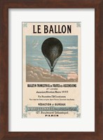 Le Ballon, Paris Fine Art Print