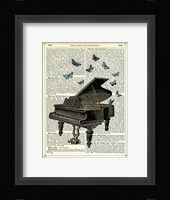 Piano & Butterflies Fine Art Print