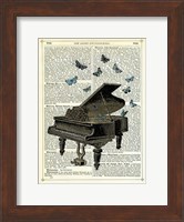 Piano & Butterflies Fine Art Print
