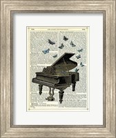 Piano & Butterflies Fine Art Print