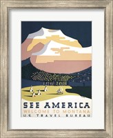 See America - Welcome to Montana I Fine Art Print