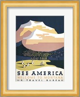 See America - Welcome to Montana I Fine Art Print