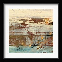 Barn Blue Square II Fine Art Print