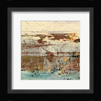 Barn Blue Square II Fine Art Print