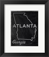 Atlanta, Georgia Framed Print