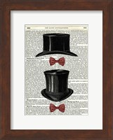 Top Hat & Bow Ties Fine Art Print