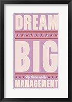 Dream Big (pink) Fine Art Print