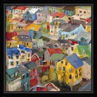 Reykjavik Rooftops Fine Art Print