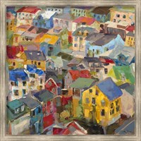 Reykjavik Rooftops Fine Art Print