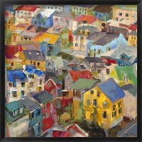 Reykjavik Rooftops Fine Art Print