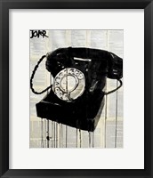 Black Phone Fine Art Print