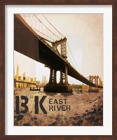 East River & Manhattan Bridge Fine Art Print