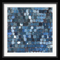 Cobalt Cobbles Fine Art Print