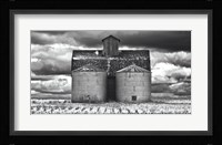 Two Corn Cribs Fine Art Print