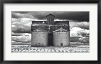 Two Corn Cribs Fine Art Print