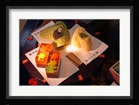 Display of Autumn seasonal sweets, Tokyo, Japan Fine Art Print