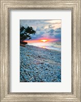 Gili Islands, Indonesia, Sunset along the beach Fine Art Print