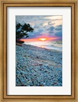 Gili Islands, Indonesia, Sunset along the beach Fine Art Print