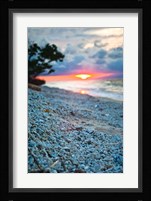 Gili Islands, Indonesia, Sunset along the beach Fine Art Print