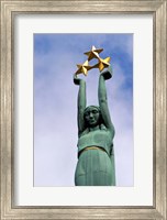 The Freedom Monument for the Latvian War of Independence, Riga, Latvia Fine Art Print