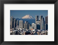 Tokyo, Shinjuku, City Skyline, Mount Fuji, Japan Fine Art Print