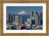 Tokyo, Shinjuku, City Skyline, Mount Fuji, Japan Fine Art Print