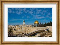 Israel, Jerusalem, Western Wall and Dome of the Rock Fine Art Print
