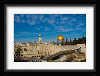 Israel, Jerusalem, Western Wall and Dome of the Rock Fine Art Print