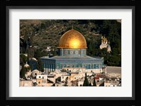 An elevated city view, Jerusalem, Israel Fine Art Print