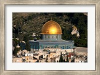 An elevated city view, Jerusalem, Israel Fine Art Print