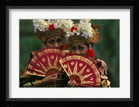 Legong Dancers, Bali, Indonesia Fine Art Print