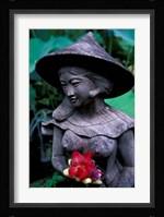 Shrine of Buddha with Flower Decoration, Bali, Indonesia Fine Art Print