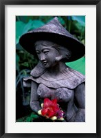 Shrine of Buddha with Flower Decoration, Bali, Indonesia Fine Art Print