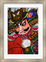Samurai, Warrior Folk Art, Takamatsu, Shikoku, Japan Fine Art Print