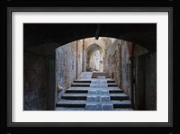 Ancient street, old town, Jerusalem, Israel Fine Art Print