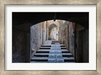 Ancient street, old town, Jerusalem, Israel Fine Art Print