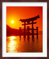 O-Torii Gate, Itsukushima Shrine, Miyajima, Japan Fine Art Print