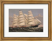 Clipper Ship "Three Brothers", ca. 1875 Fine Art Print