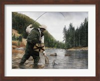 Fishing the Gallatin Fine Art Print