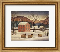 Winter Sheep II Fine Art Print