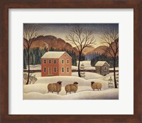Winter Sheep II Fine Art Print