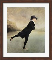 Reverend Walker Skating Fine Art Print