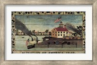 Situation of America, 1848 Fine Art Print