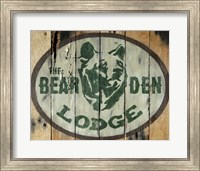 The Bear Den Lodge Fine Art Print