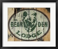 The Bear Den Lodge Fine Art Print