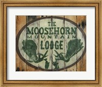 The Moosehorn Mountain Lodge Fine Art Print