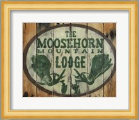 The Moosehorn Mountain Lodge Fine Art Print