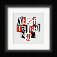 Self-Taught Collage Fine Art Print