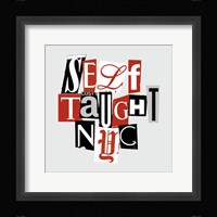 Self-Taught Collage Fine Art Print